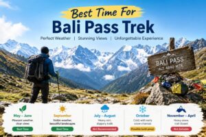 Read more about the article Best Time for Bali Pass Trek | Weather & Trekking Season