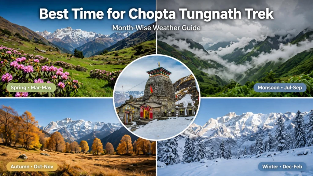 Best time and season guide for Chopta Tungnath Trek