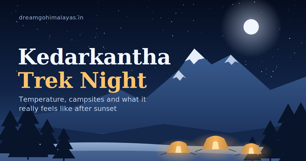 You are currently viewing Kedarkantha Trek Night: Temperature, Camps & What It Really Feels Like